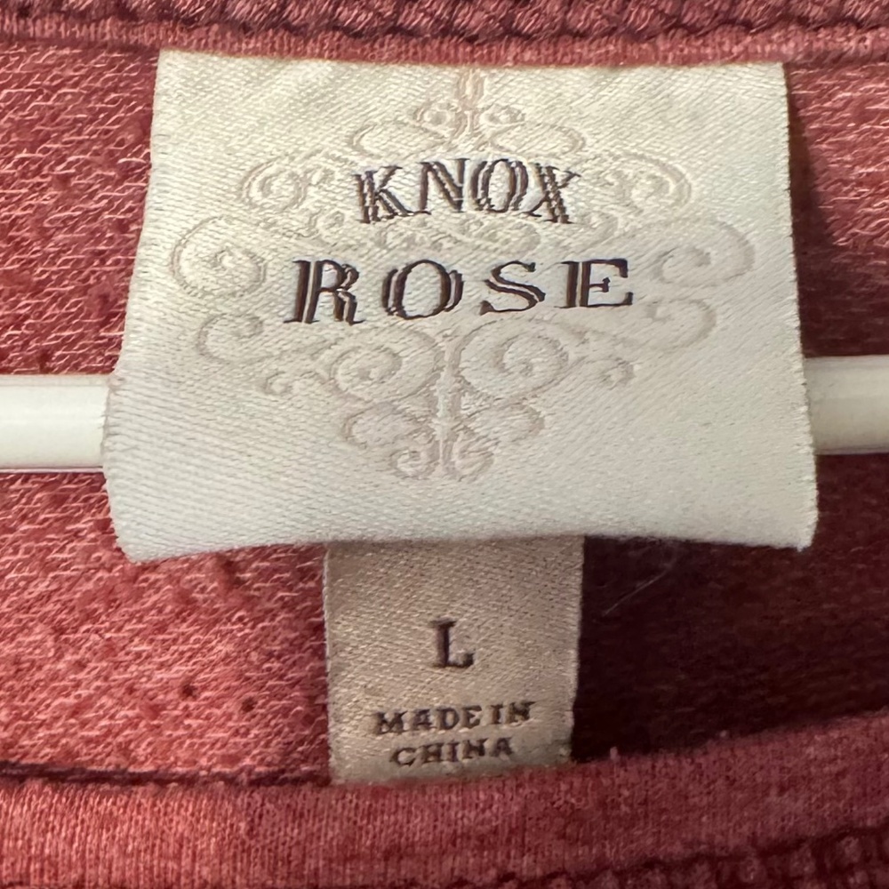 Knox Rose Tie Dye Long-Sleeve Hi-Lo Tunic - Size XL - Picture 4 of 4